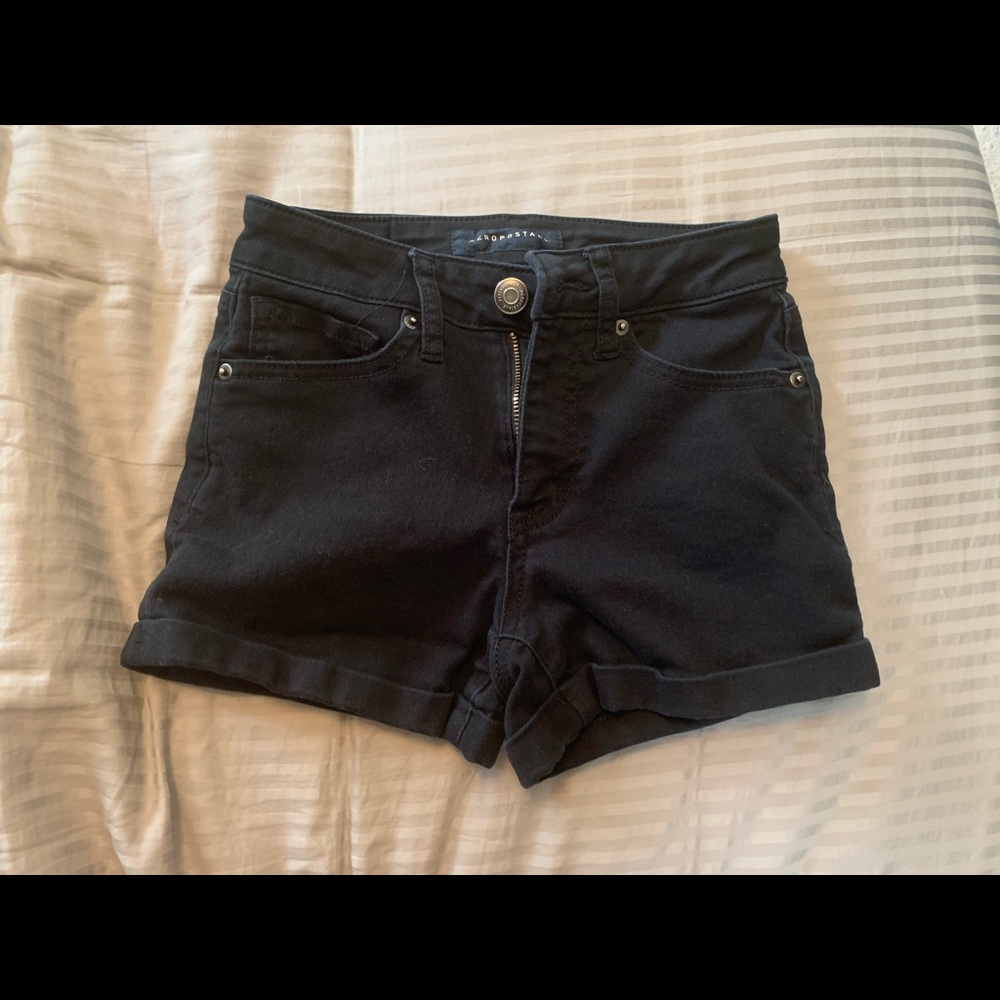 Denim High Rise Shorts